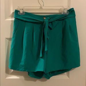 Green Bow Shorts